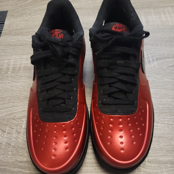 Nike Air Force 1 Foamposite Pro Cough Drop Red Shoes